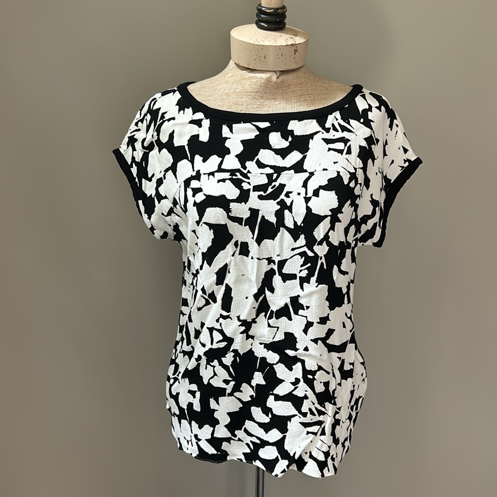 Kate Spade crinkle viscose blouse sz 4